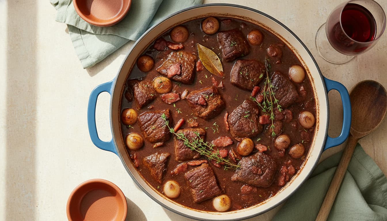 Beef bourguignon
