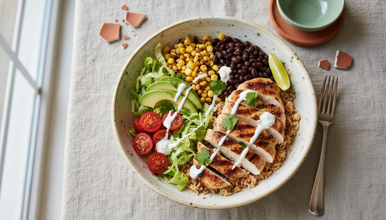 Chicken burrito bowl
