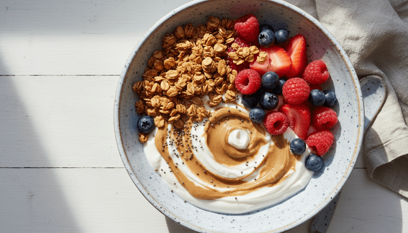 Proteinreiche Frühstücks-Bowl