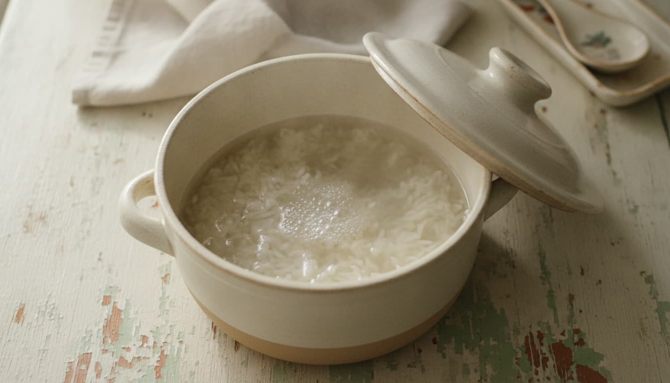 How to cook rice, step 2