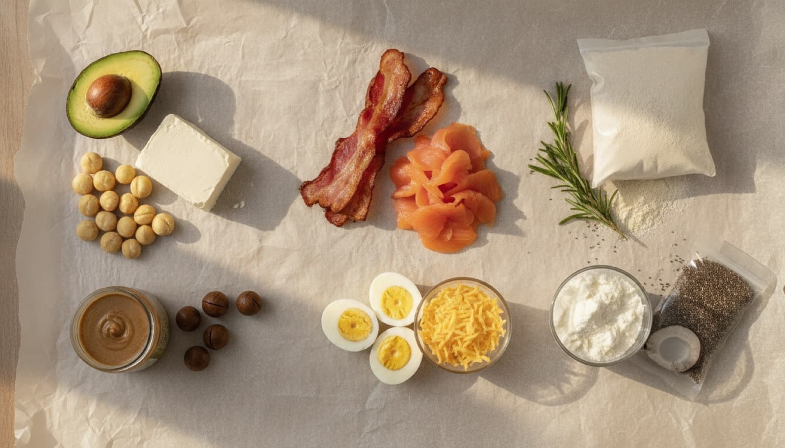 Keto-Lebensmittelliste