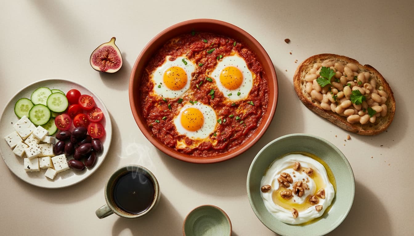 Mediterranean diet breakfast