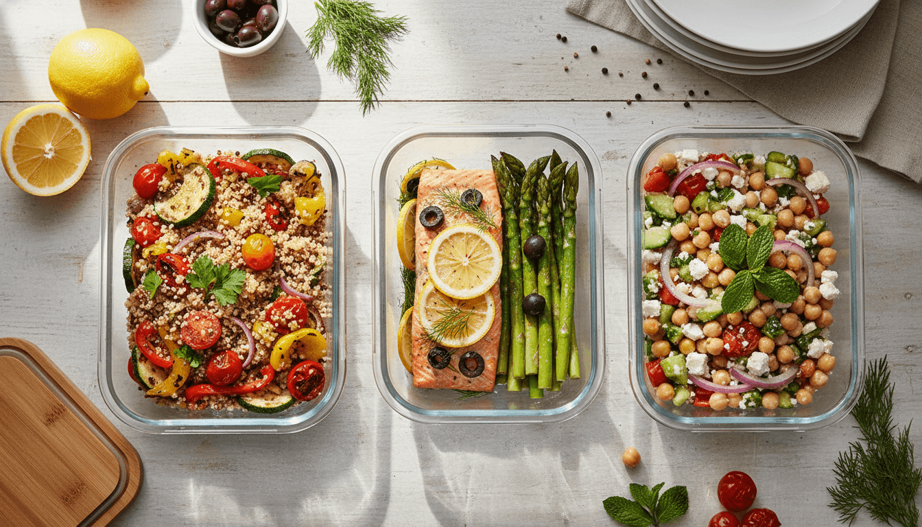 Mediterranes Meal-Prep: Woche 1