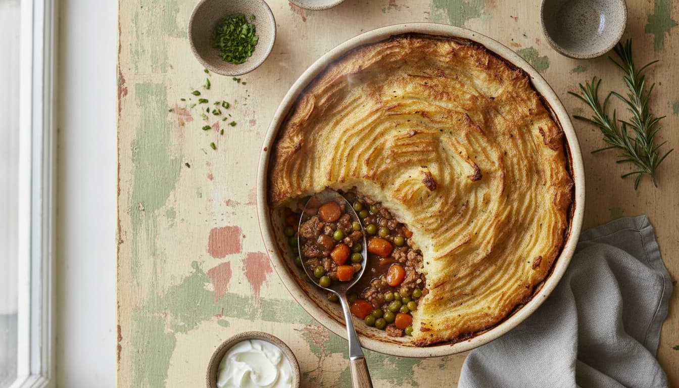 Shepherd's Pie: A Filling That Sets, a Top That Browns, 32g Protein